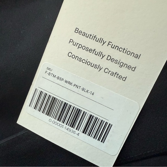 New Everlane The Bi-Stretch Slim Leg Work Pant Black Business Casual Women’s 14 - Picture 10 of 11